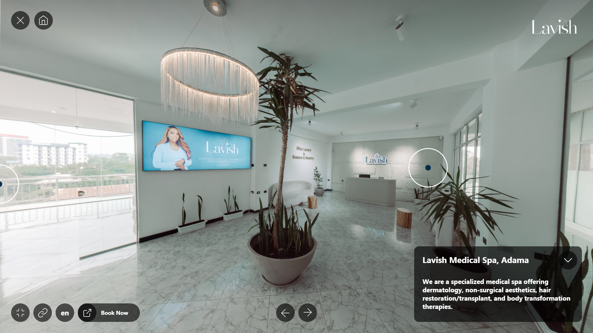 Lavish Medical Spa — Immersive healthcare environment
